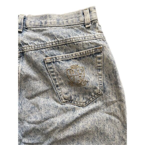 Vintage 80s acid light washed jeans with zipper ankles - Picture 7 of 10